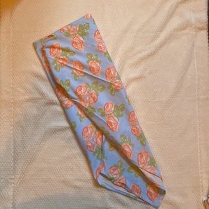 Floral swaddle blanket